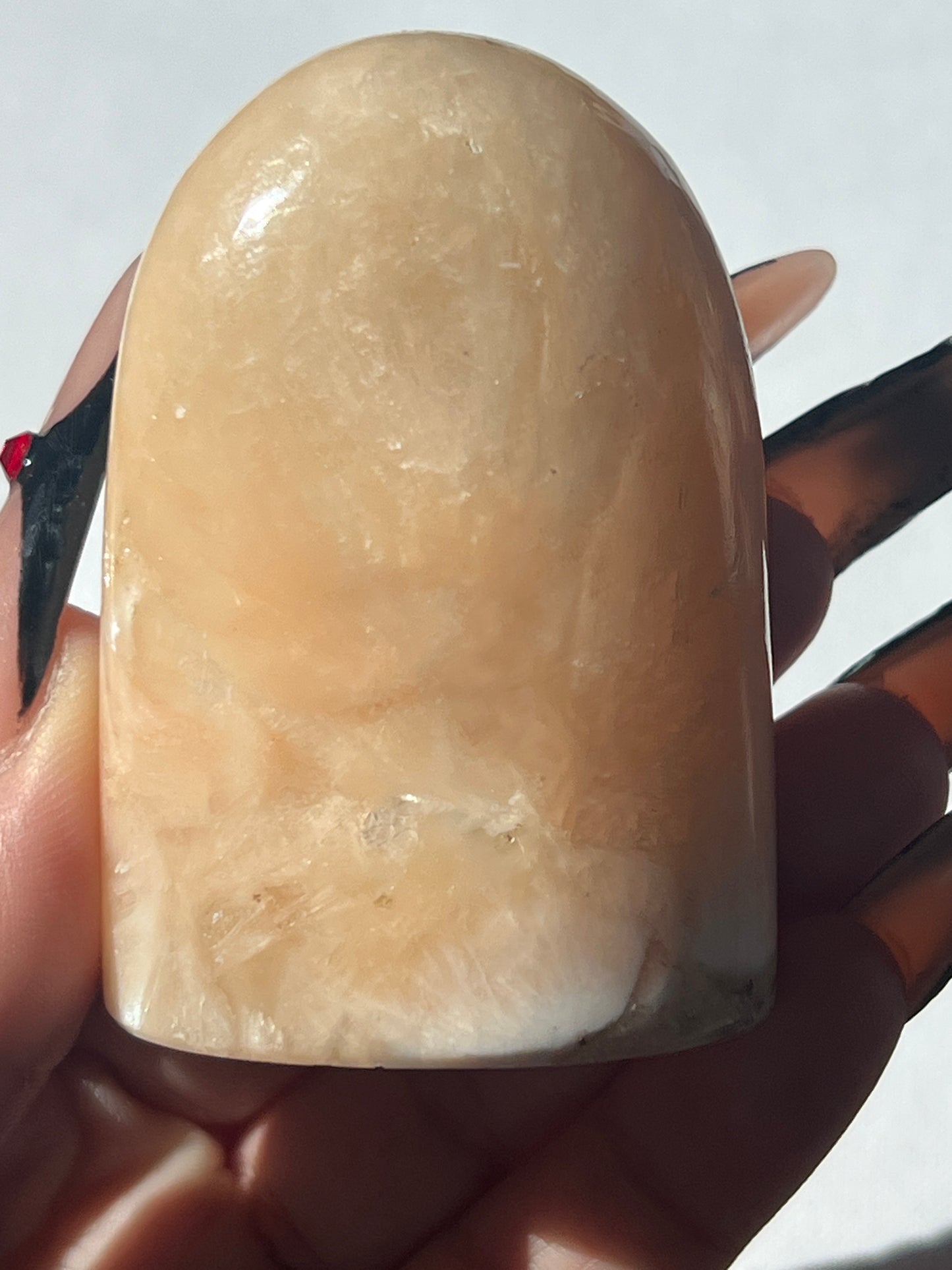 “Goblin’s Gravestone” Peach Stilbite Free Forms