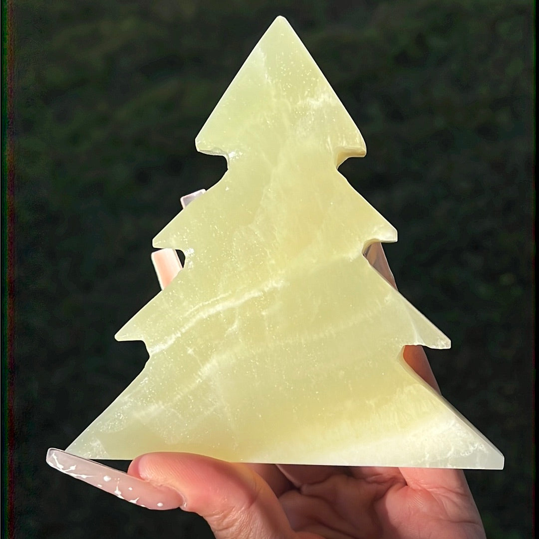 “O’ Xmas Tree’ Green Onyx Trees