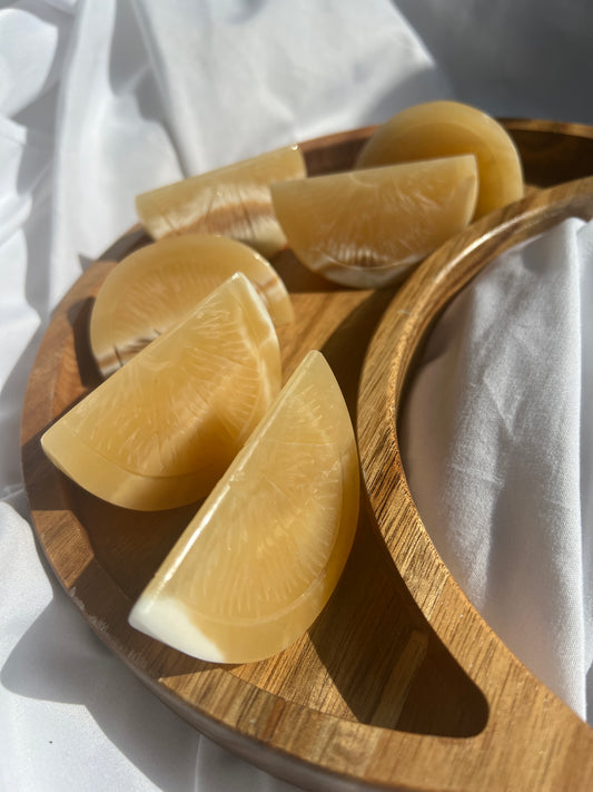 “Slice of Sunrise” Orange Calcite Orange Slices