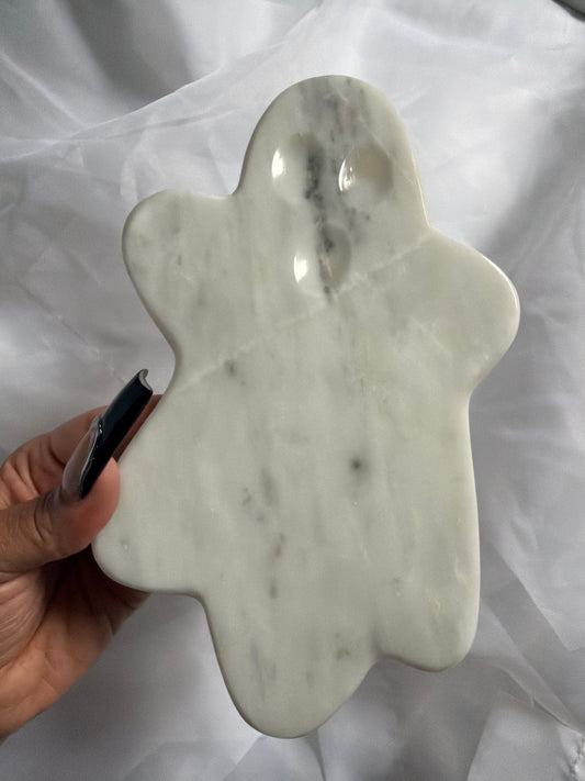 “Ghoulfriends” White Marble Ghost Slabs