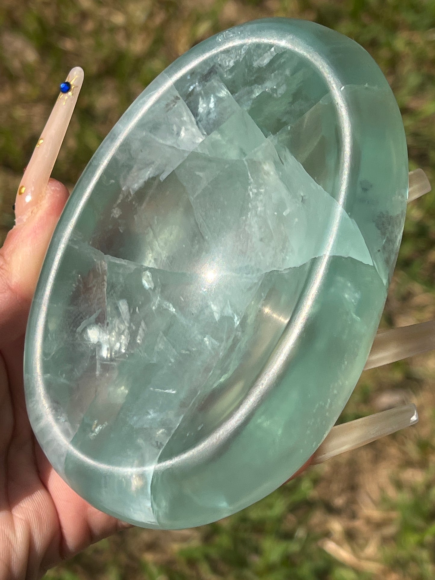 “Seafoam” Green Fluorite Bowl 1 (GFB)