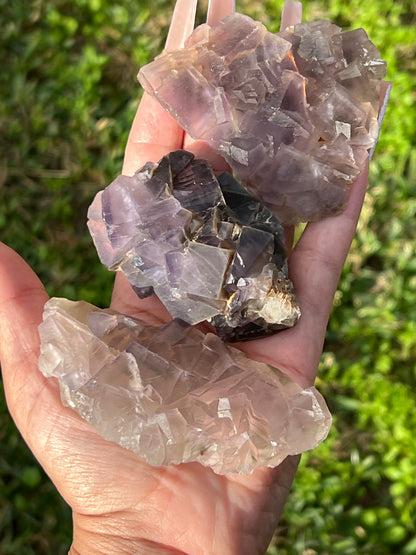 Medium Balochistan Fluorite Clusters