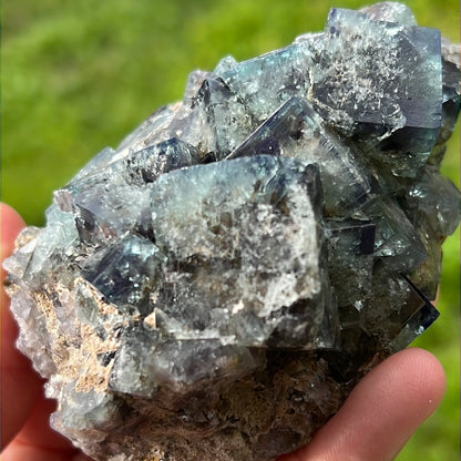 Hidden Forest Pocket English Fluorite Clusters HFP-2