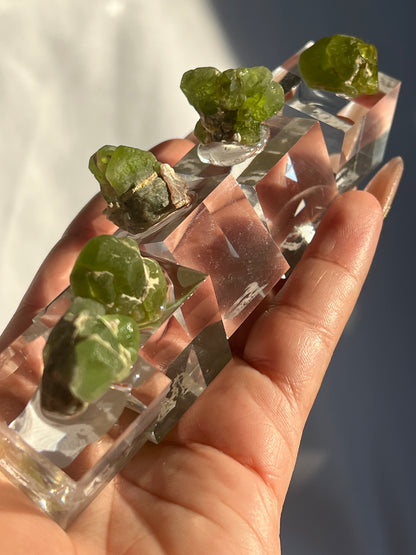 Medium Peridot Clusters