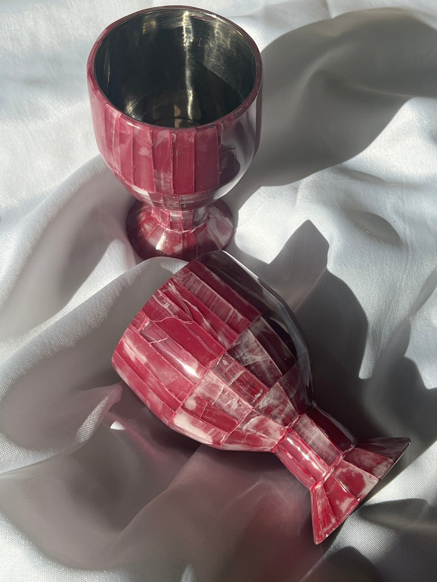 “Umbridge” Mangano Calcite Goblets