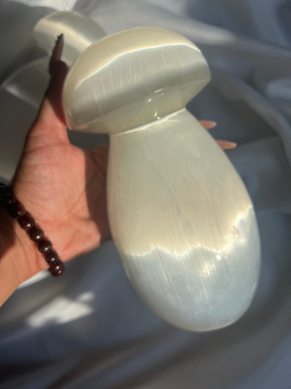 “Nature Cleanse” Satin Spar Mushroom