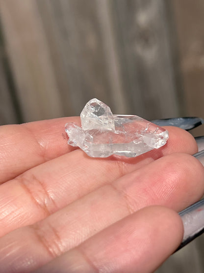 “Crystalline” Small-Medium Faden Quartz Clusters