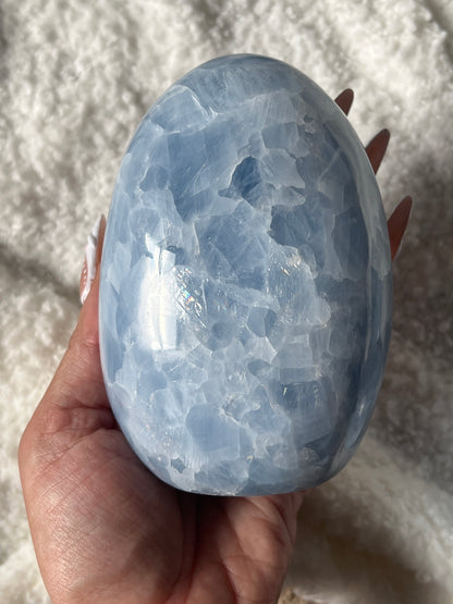 “Powder Blue” Blue Calcite Free Form