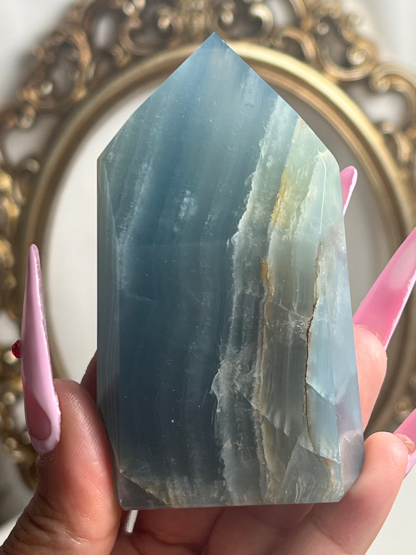 “Whispering Waves” Blue Onyx Towers