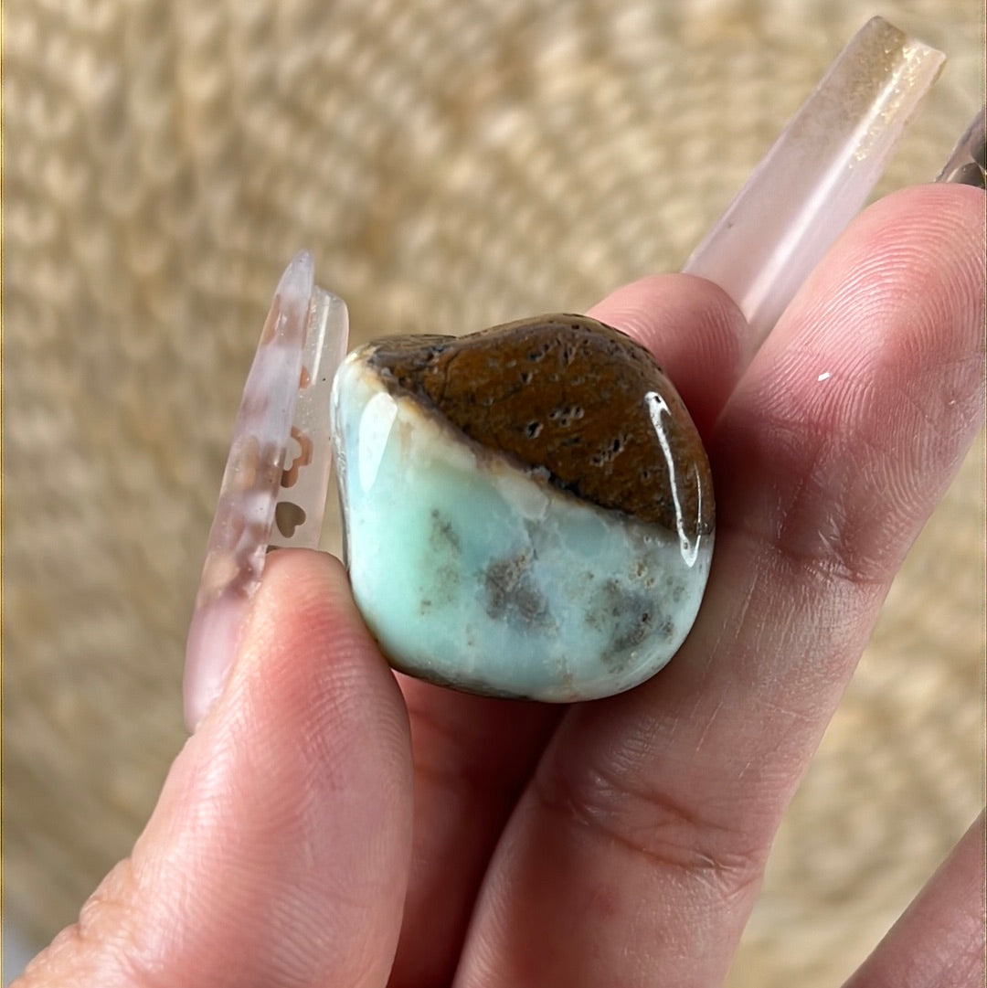 “Abundance Mindset” Chrysoprase Tumbles