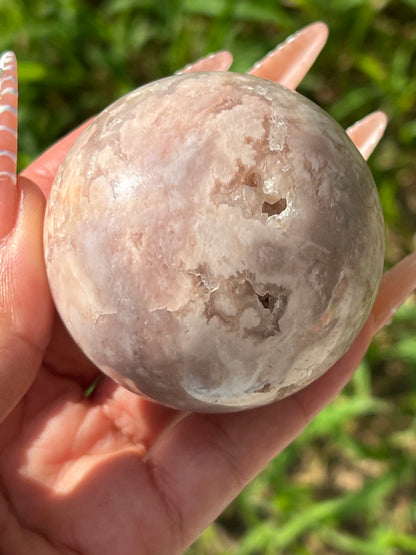 “Magica” Pink Amethyst Sphere