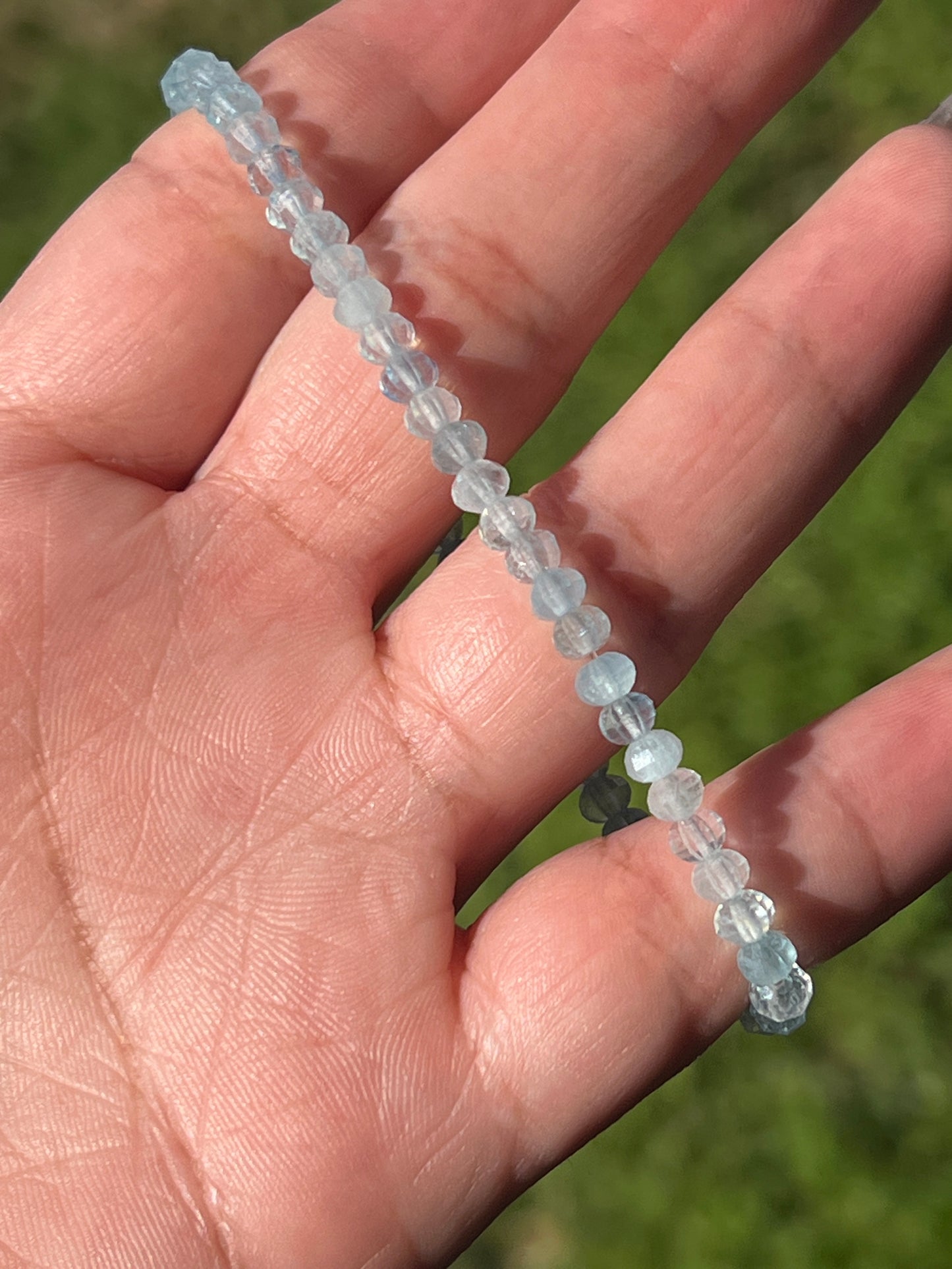 “Aquatic” Aquamarine Bracelet