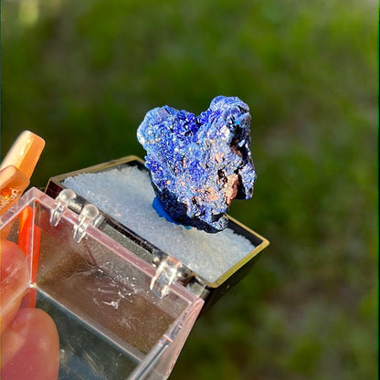 “Sapphire” Druzy Azurite Chunk