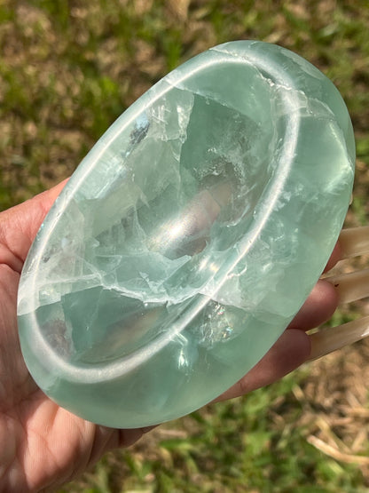 “Seafoam” Green Fluorite Bowl 2 (FB)