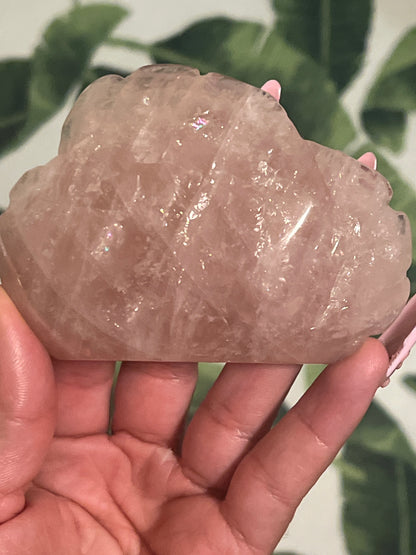 “Delicate Blossom” Rose Quartz Rose