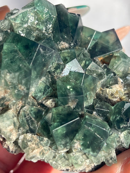 Greedy Hog Pocket UK Fluorite Cluster