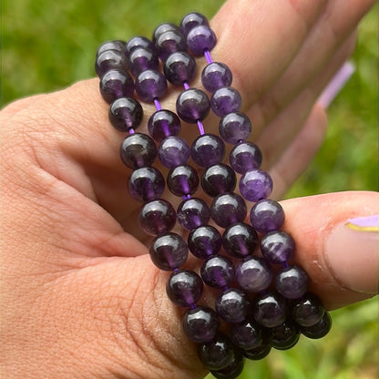 “Grape Jelly” Uruguayan Amethyst Bracelets