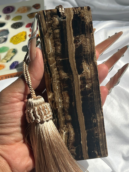 “Chocolat” Chocolate Calcite Bookmarks