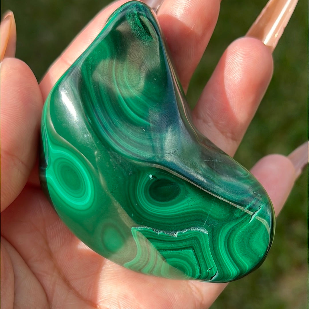 “Saddle Up” Malachite Free Form