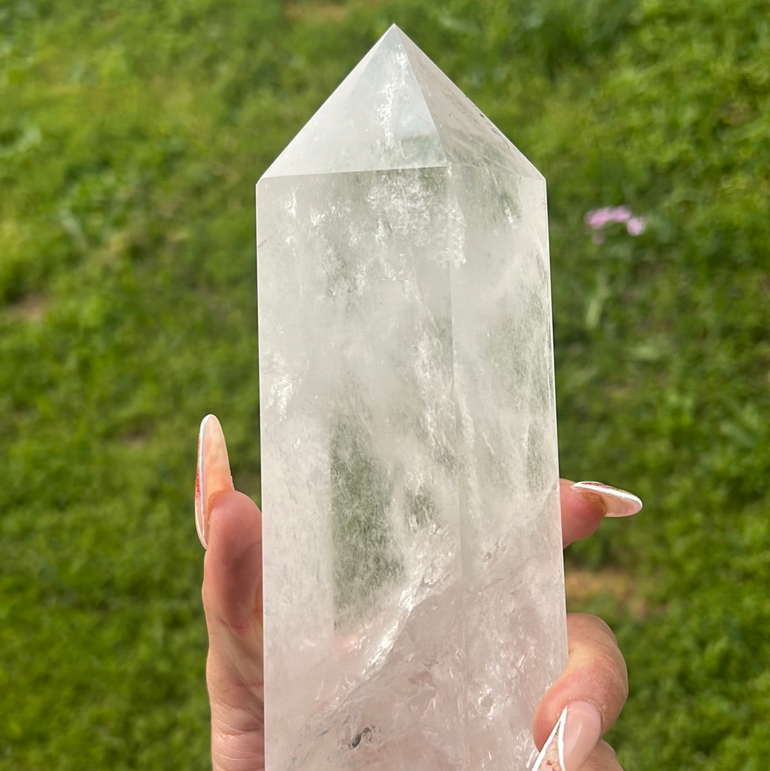 “The Clear Winner” Clear Quartz Tower