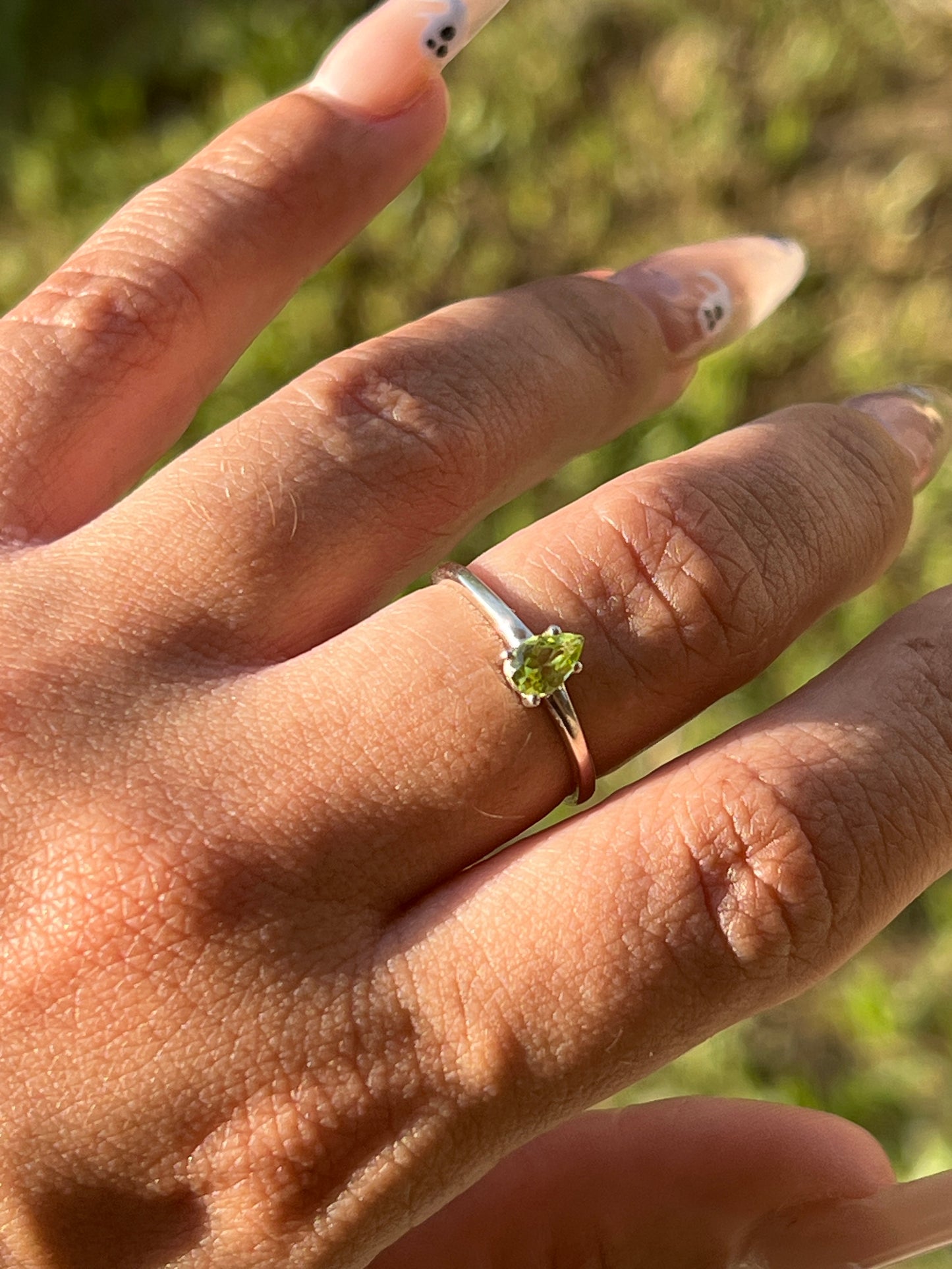 “Chartreuse Dreams” Peridot Rings