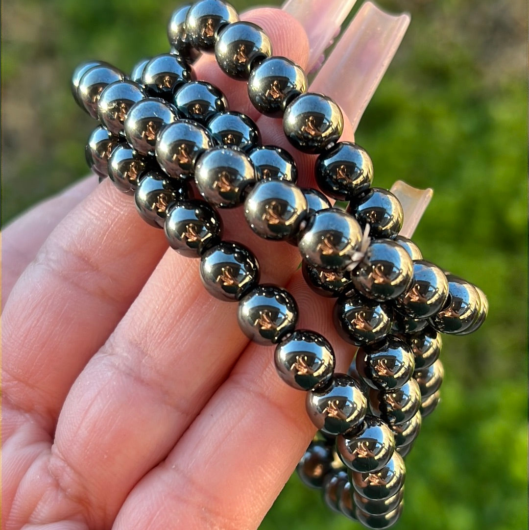 “Heavy Metal” Hematite Bracelets