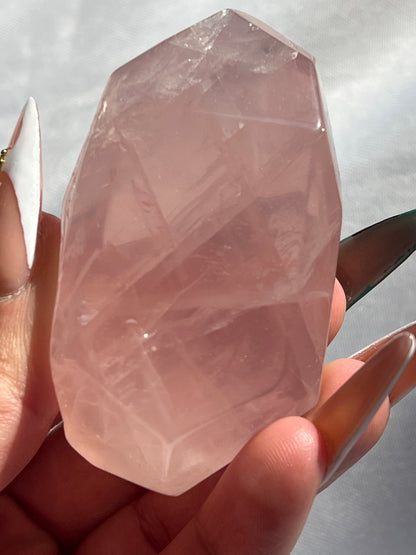 “Guava Juice” Rose Quartz Free Forms