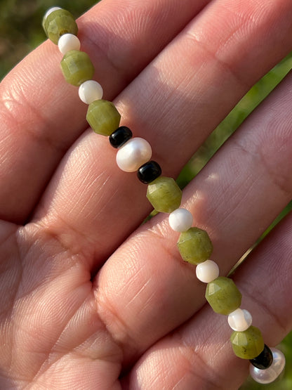 “Green Witch” Stretchy Crystal Bracelet