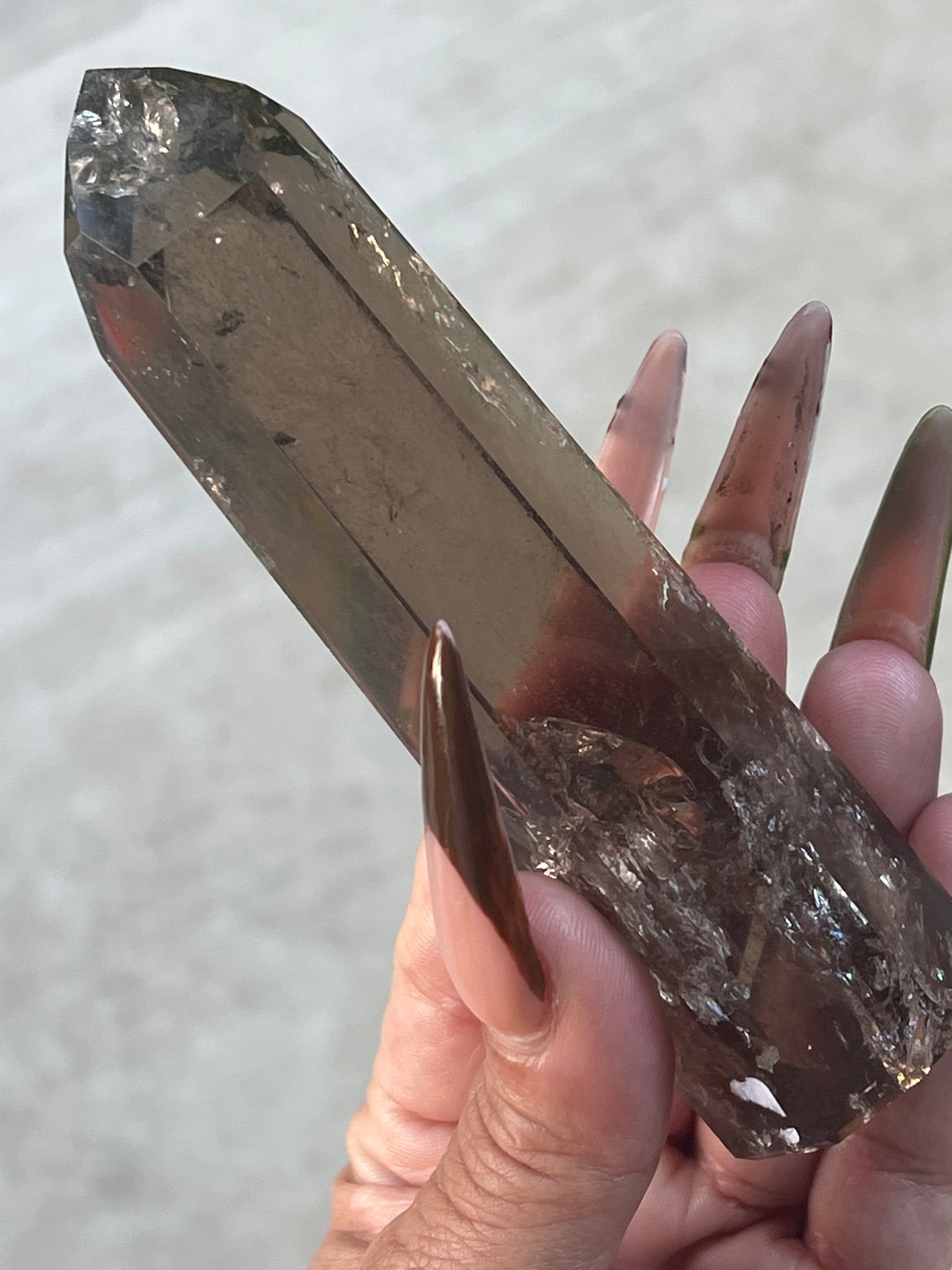 “Toasted Tower” Champagne Smoky Quartz Tower