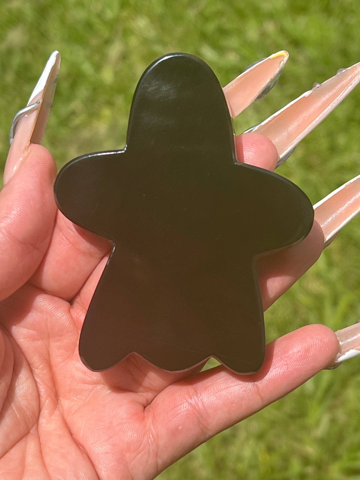 “Happy Haunting” Black Marble Ghosts