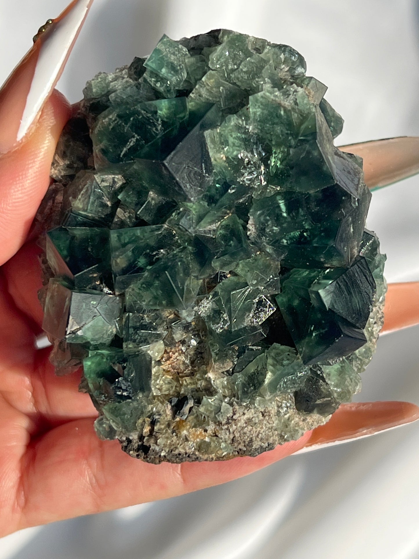 Greedy Hog Pocket UK Fluorite Cluster