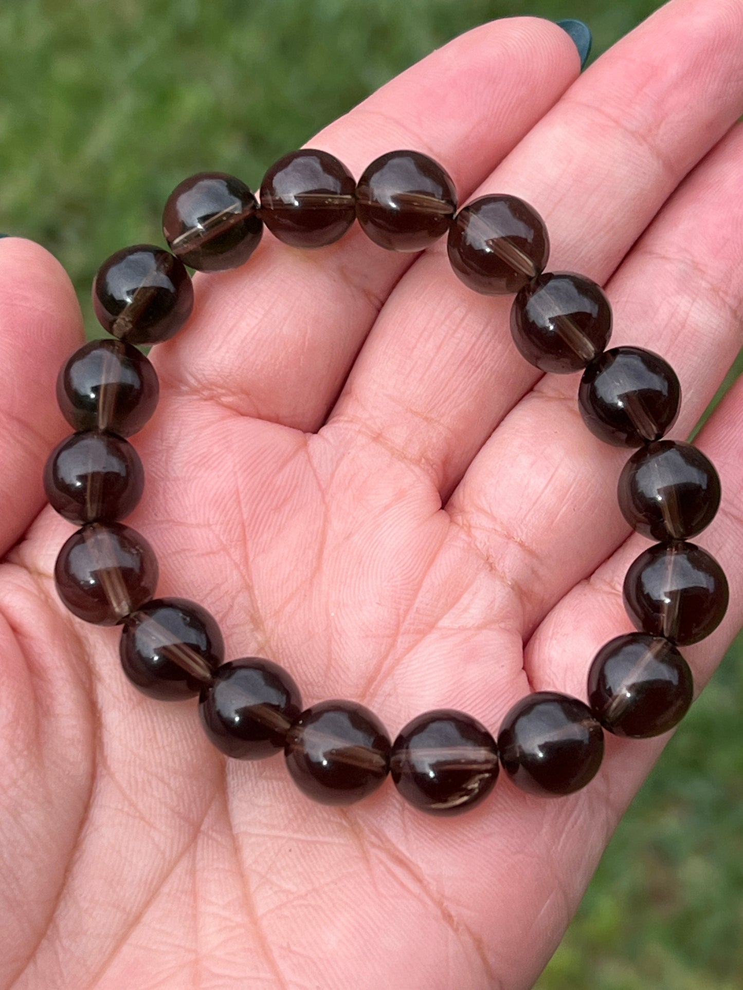 “Oak Barrel” Smoky Quartz Bracelet