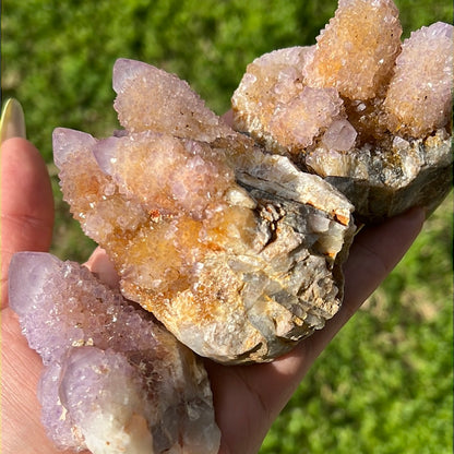 “Celestial” Spirit Quartz Clusters