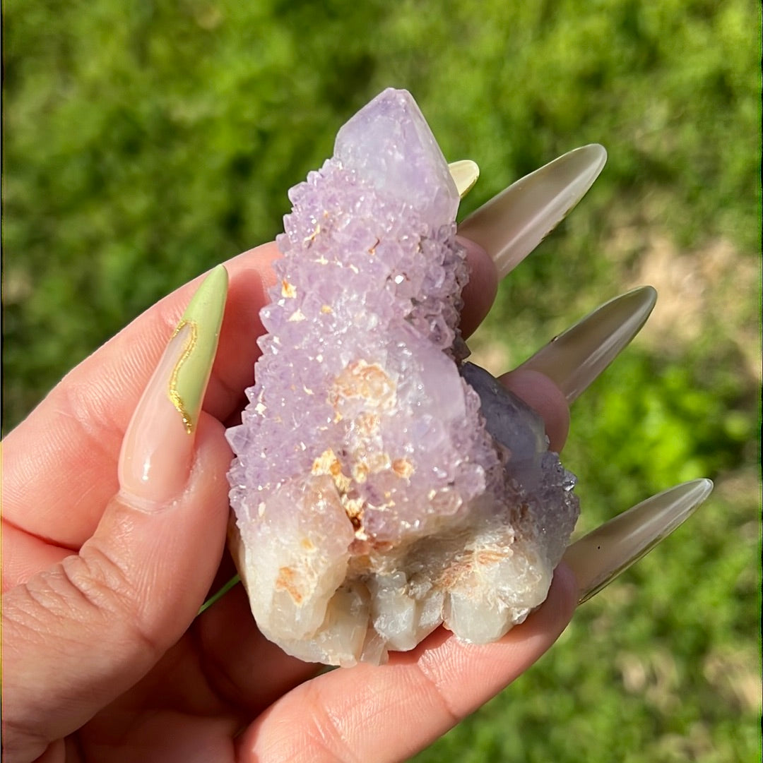 “Celestial” Spirit Quartz Clusters