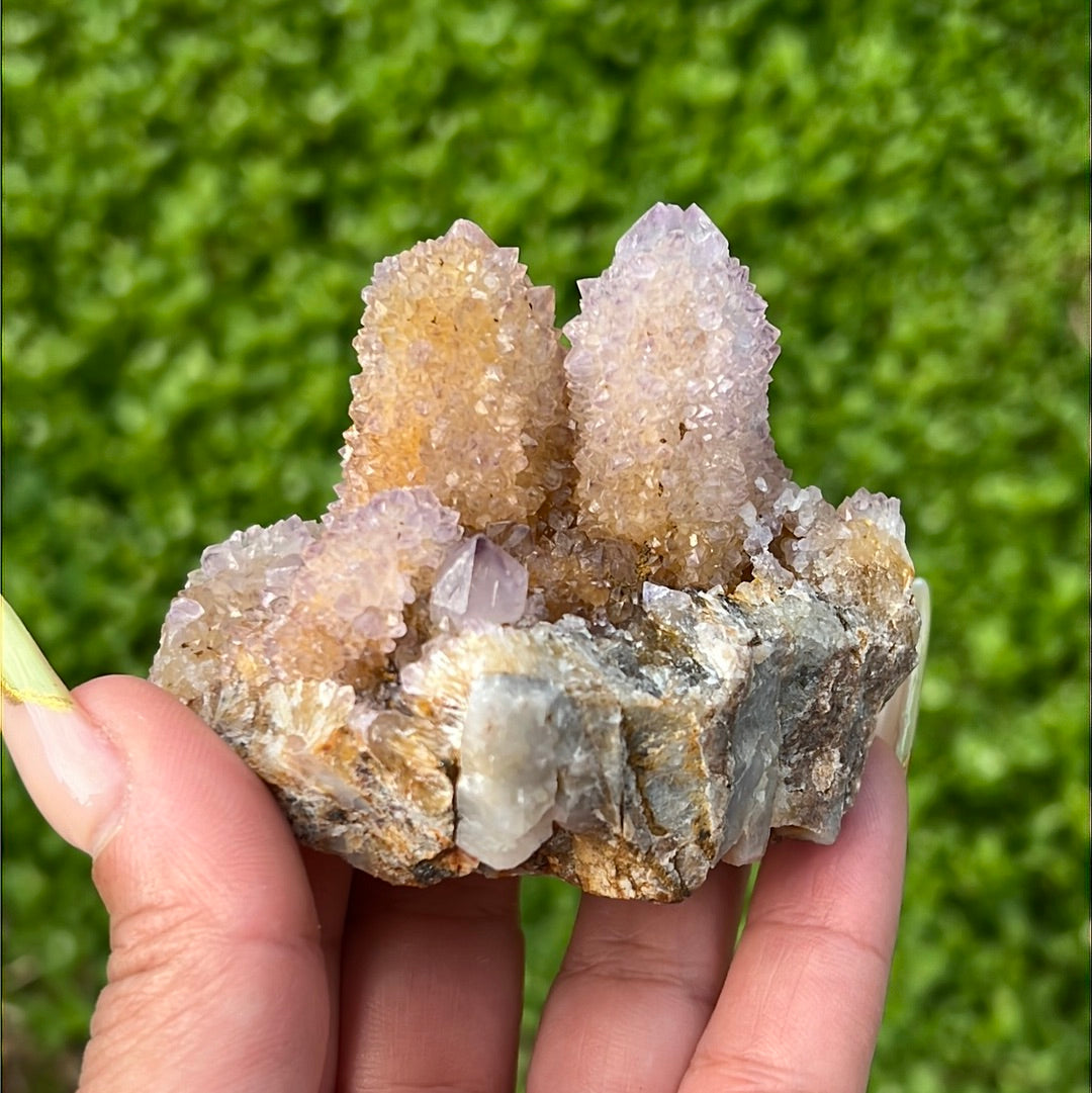 “Celestial” Spirit Quartz Clusters