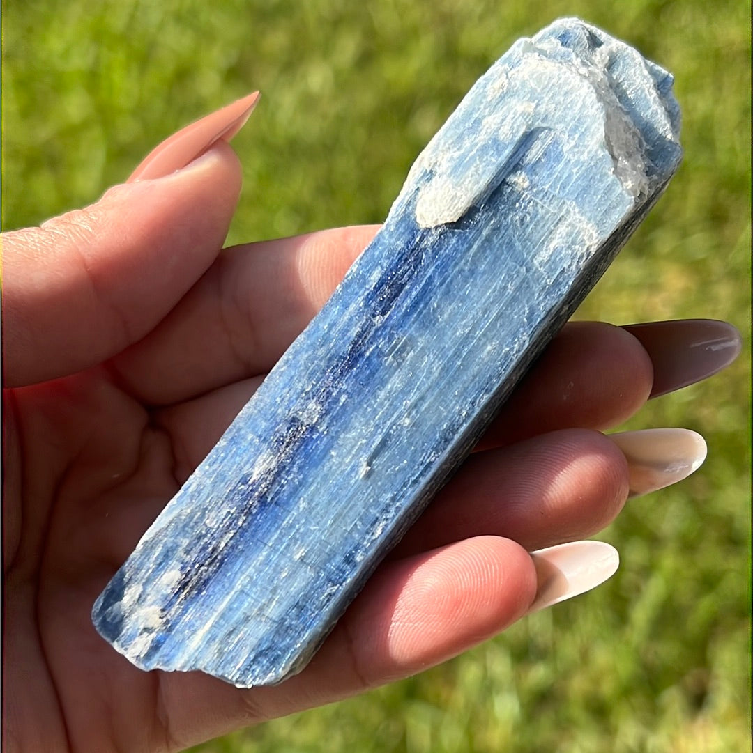 “Icicle” Blue Kyanite Blades and Fans