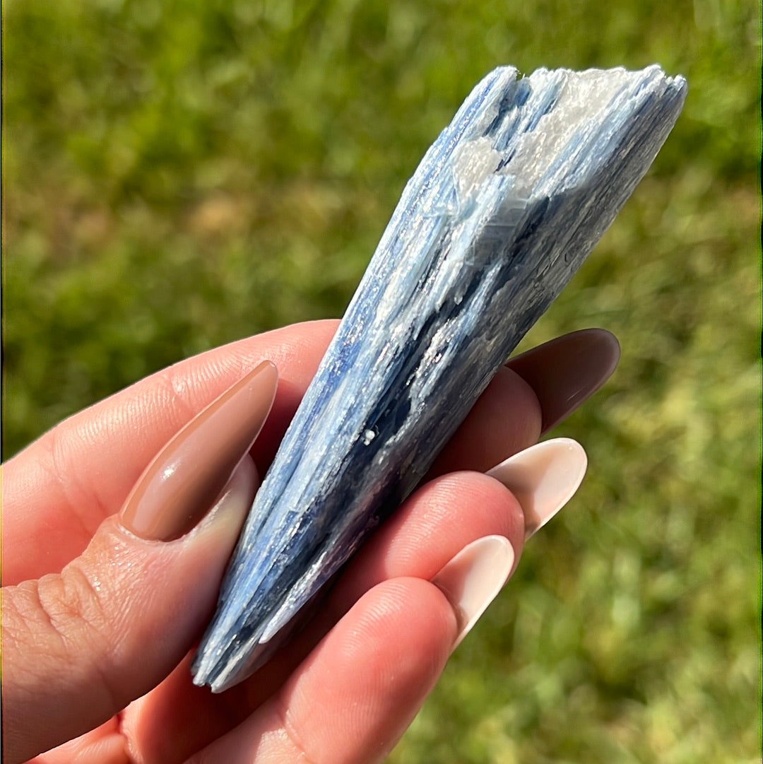 “Icicle” Blue Kyanite Blades and Fans