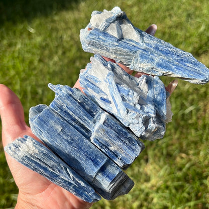 “Icicle” Blue Kyanite Blades and Fans