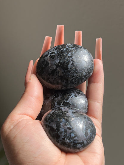 Indigo Gabbro Palm Stones