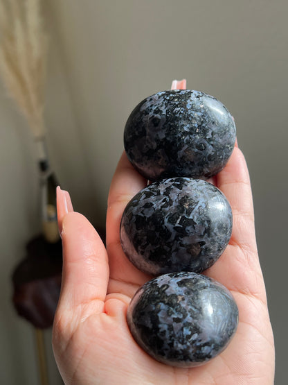 Indigo Gabbro Palm Stones