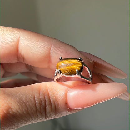 “Roaring Success” Tiger’s Eye Rings