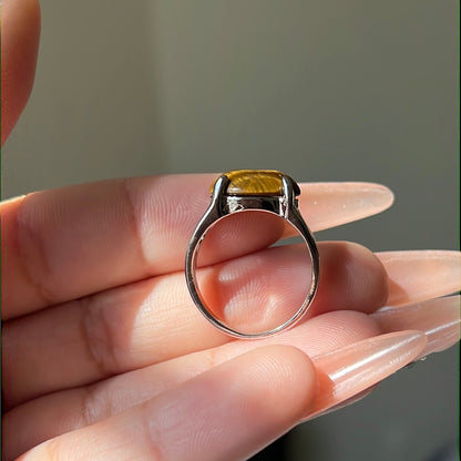 “Roaring Success” Tiger’s Eye Rings