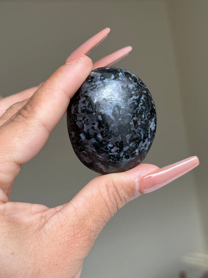 Indigo Gabbro Palm Stones